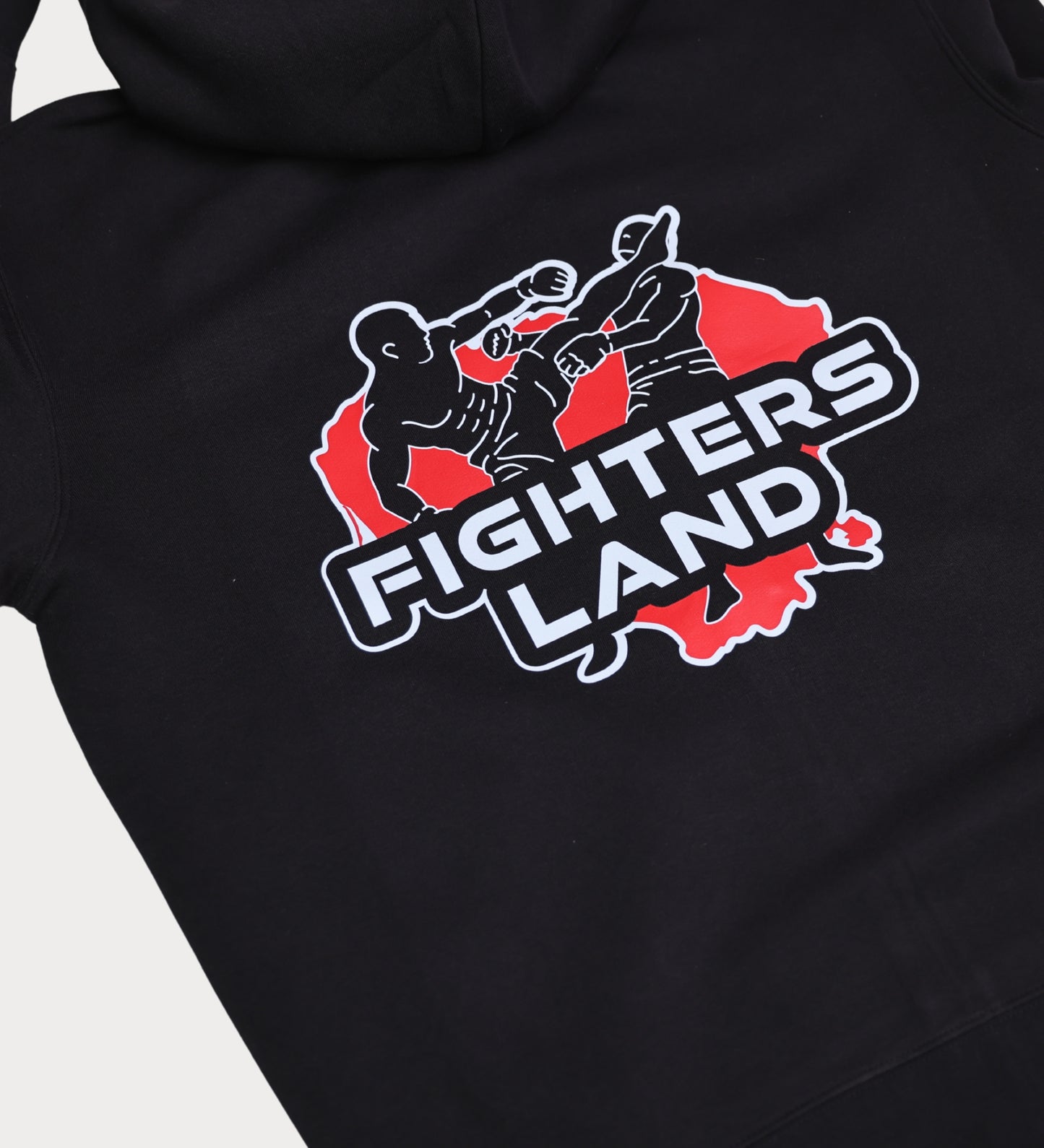 FIGHTERSLAND užsegamas bliuzonas su gobtuvu