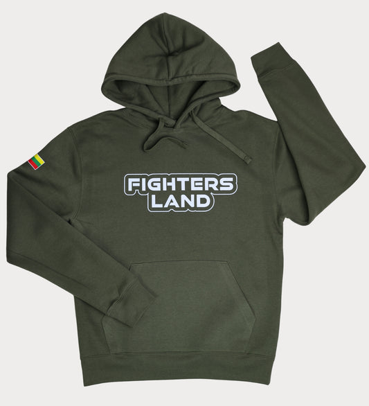 FIGHTERSLAND džemperis su gobtuvu