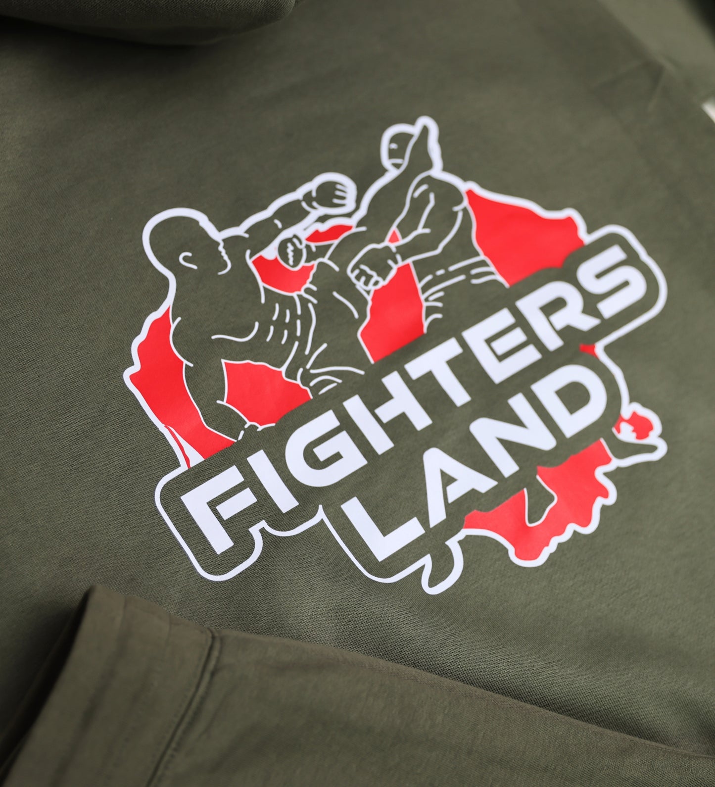 FIGHTERSLAND džemperis su gobtuvu